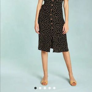 Rouje Paris - dress for sale is navy with white dots